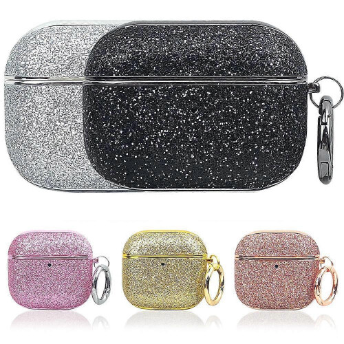 AirPods Compatible Protective Case with Electroplated Glitter Powder Wireless Headphone Case 1