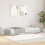 VidaXL vidaXL Bed Frame with Drawer Concrete Grey 75 x 190 cm Engineered Wood 1