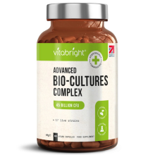 Bio Culture Probiotics Complex Capsules for Gut Health - 45 Billion CFU 17 Live