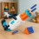 Kid Foam Dart Gun Machine Automatic Blaster 10 PC Soft Dart Bullets Activity Toy 2