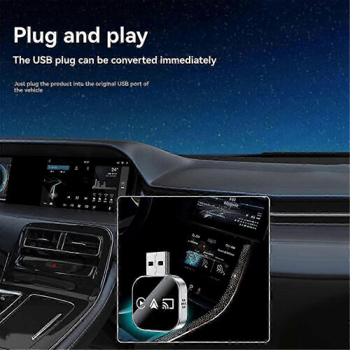 Ασύρματο Carplay Smart Mirror Link 3 σε 1 για Android Auto, USB Dongle, Ενσύρματο Carplay σε Wir 2