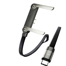 Oldalsó telefontöltő telefontartóval - 240 W-os gyorstöltés, USB-C - USB-C, iPhone 17-15 készülékekkel kompatibilis, An