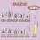 Κιτ 354 τεμαχίων Punk Spikes και Studs, 8 μεγέθη μεταλλικών κωνικών καρφιών για δερμά 3