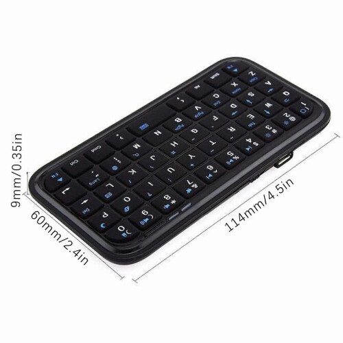 Pocket Keyboard Multi System Universaali Langaton Bluetooth Mini Kannettava Näppäimistö 2