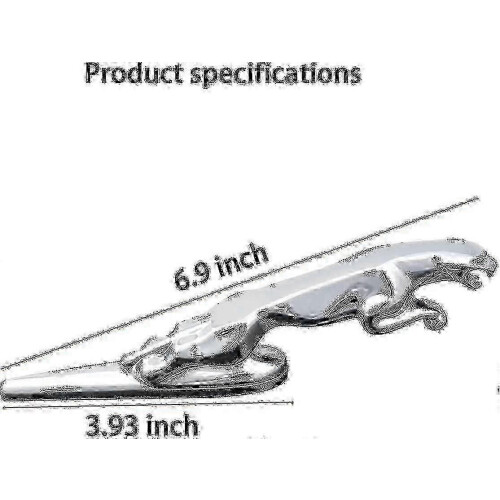 Συμβατό με το εμβληματικό μπροστινό καπό Jaguar 3D, διακοσμητικό κάλυμμα, χρω 2