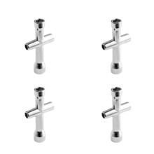 2X Leketøystilbehør 4/5/5,5/7 mm kryssnøkkelhylse for skiftenøkkel M4 RC HSP 80132 for modellbilhjulverktøy