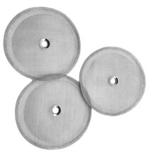 3 Pcs Coffee Filter 10cm French Press Coffee Filter Stainless Steel Filter Mesh Center Edge Mesh_Lucky_B