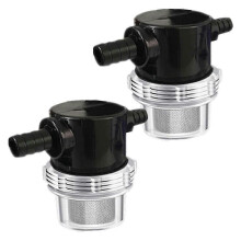 Filtru pentru pompă de apă de 1/2 inch, pentru filtru în linie cu furtun de 3/8 inch, pentru pompă de apă, curent continuu 12V, 80 PS