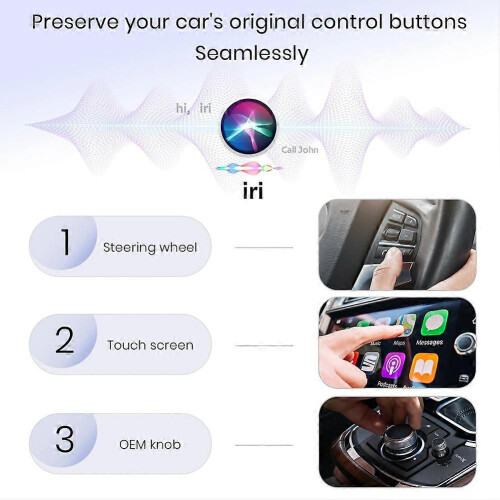 Compatible With iPhone Wireless CarPlay Adapter, Wired to Wireless, Mini Size, USB and USB-C Interfaces, No Delay 2