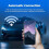 Mini Wireless CarPlay Adapter, compatible with iOS and Android—plug and play, no battery needed, compatible with V 4