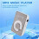 2X  Mirror Clip USB Digital Mp3 Music Player Support 8GB  TF Card White 8
