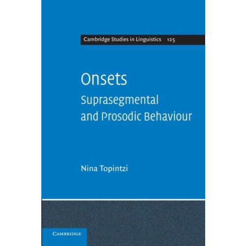 Onsets Suprasegmental and Prosodic Behaviour by Nina Topintzi Paperbac