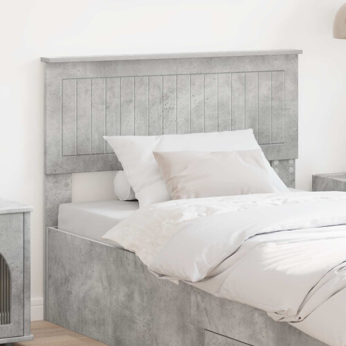 VidaXL vidaXL Headboard Concrete Grey Engineered wood