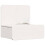 VidaXL vidaXL Bedside Table White 44 x 32.5 x 40 cm Solid pine wood 3