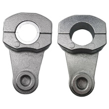 2 Szt. 2-Calowe Uniwersalne Podnóżki Kierownicy Motocykla - Zacisk Ze Stopu do Kierownic 7/8" 22mm i 1-1/8" 28mm, Srebrny