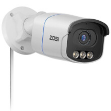 Cámara de seguridad ZOSI C186 4K PoE Compatible con Zosi 4K PoE NVR Aurora Lux visión nocturna de Color verdadero 8MP ex