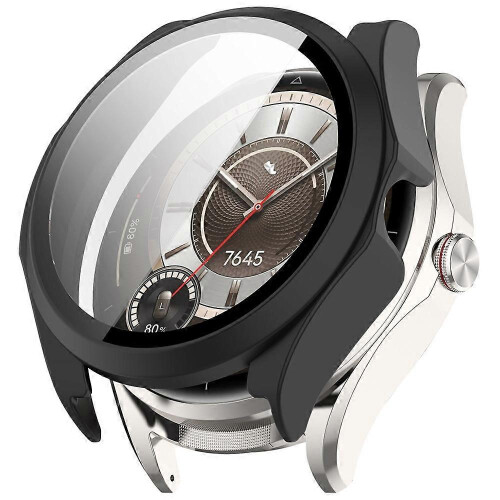 Compatible For Huawei Watch Buds 2 Watch Case Hard PC Shell with Tempered Glass Screen Protector
