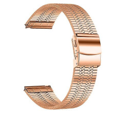 Kompatibel mit dem Samsung Gear S3 Classic Smartwatch-Armband. Stilvolles 22-mm-Ersatzarmband aus Edelstahl