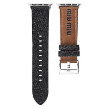 Uhrenarmband kompatibel für Apple Watch Serie 10 Ultra 9 8 7 SE 6 5 4 3 2 1 46 mm 49 mm 45 mm 44 mm 42 mm besticktes Den