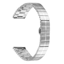 Correa de reloj compatible con Garmin Forerunner 245 Music / Forerunner 245. Correa de acero inoxidable.
