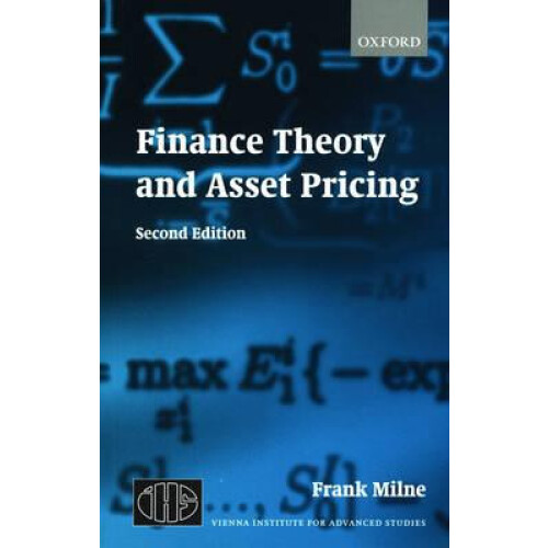 Finance Theory and Asset Pricing by Frank Milne Paperback Book