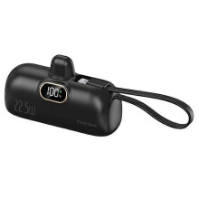 HY-DX628 mini prenosná nabíjačka 10 000 mAh power banka 22,5 W batéria so zástrčkou typu C a 8-kolíkovým káblom