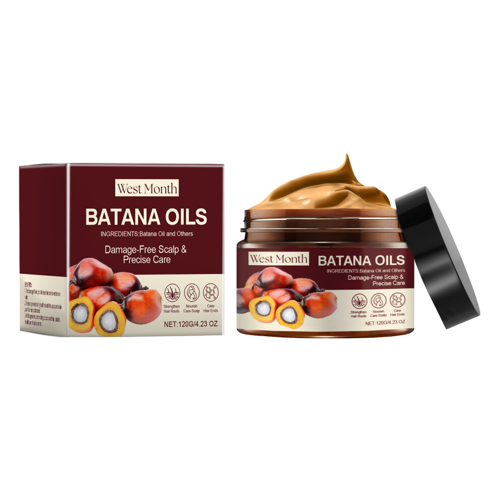 (120g) West&Month Batana Nourishing Hair Mask Hair Care Shiny and Smooth Hair Mask