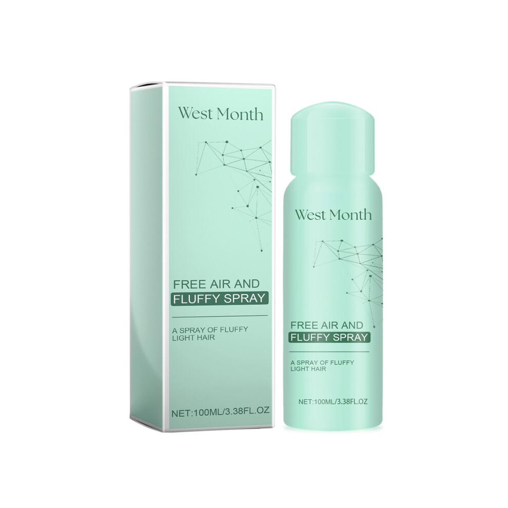 (100ml) WEST MONTH volumizing and refreshing hair spray, lazy leave-in spray, hair feels airy and fluffy, not greasy