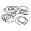 150PCS Universal Mix Cassette Tape Machine Belts Assorted Common Flat Rubber Belt for Recorders CD DVD Drive 1