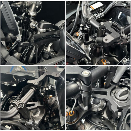 Steering Damper Mount Bracket for  Tracer 9 //+ Y-AMT 2025-2026 Motorcycle Linear Steering Stabilizer Support