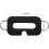 100 τεμάχια Universal VR Headset Μίας Χρήσης Καλύμματα Προσώπου Αναπνεύσιμο Μ 2