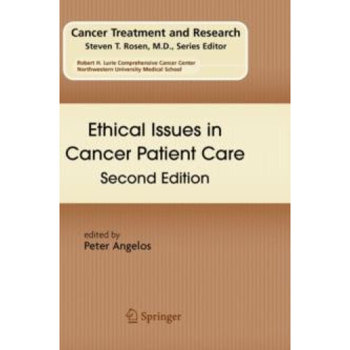 Ethical Issues in Cancer Patient Care Paperback Book