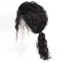 (Only 1pc Wig (One size)) Kids Boys Michael Jackson Cosplay Costume Disco Party Superstar Pop Star Outfit
