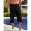 (Black, 31) Men's Quick-Dry Swim Trunks - Lightweight, Breathable Polyester, Solid Color with Side Zipper & Drawstring, Perfect for 2