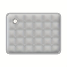 (Grey, M 40*50cm) Almohadilla de enfriamiento de gel para mascotas |Lleno de agua, sin electricidad, fácil de limpiar |Para gatos, perros
