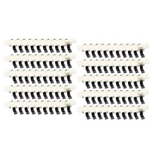 100PCS 1249889478 Clipe de Acessórios de Carro Corpo Lateral Inferior Moldura Posicionador de Clipes para -