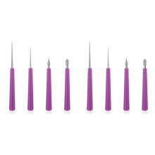 8Pcs Diamond Tipped Bead Reamer for Jewelry Making Beading Hole Enlarger Tool for Glass Plastic Metal Wood Beads
