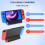 Portable Charging Dock Station Base with 4K -Compatible Adapter/USB 2.0 /Type C Port for   OLED Dock 3