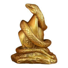 Statue en Résine Année Du Serpent 2025 Ornements de Richesse et de Chance Idéal pour la Décoration de la Maison et Du Bureau