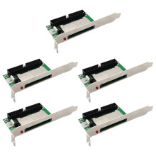 5 Pezzi da Scheda Compact Flash CF da 40 Pin A Adattatore Convertitore IDE 3,5 Staffa Pci Pannello Posteriore