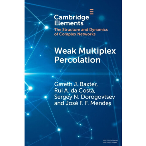 Weak Multiplex Percolation by Gareth J. Baxter Paperback Book