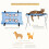 Small and Medium Pet Grooming Fixed Hammock, for Cats and Dogs, with Its Own Fixed Bracket. 3
