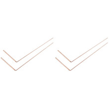 Copper Dowsing Rod Pure Copper 4PCS Divining Rods - for Divining Water, Treasure(A)