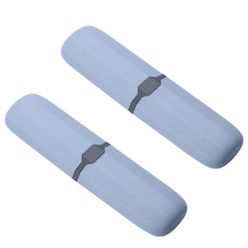 2X Travel Toothbrush Case Stretchable Toothpaste Holder Container Anti Bacterial Adjustable Box