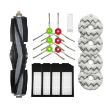 Main Side Brush Filter and Mop Cloth Replacement Accessories for  Deebot X1 Omni Turbo Robotic Vacuum Cleaner
