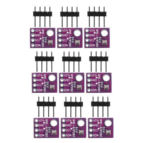 9Pcs BMP280 5V Digital Temperature Barometric Pressure Sensor Module, Temperature Sensor Atmospheric Pressure Board