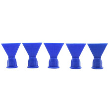 Wave Shape Silicon Cone for Cartridge Caulking Spare Part Nozzle Spray Tip for Sealant Dispenser Syringe Accessory 20Pcs