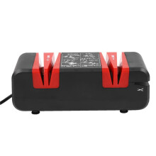 2X 220V Automatic Quick Knife Sharpener Household Electric Knife Cutter Sharpener Stone Magic Knife Sharpener-US Plug