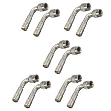 10 Tyre Valve Extension Adaptor Motorcycle Car Tire Stem Extender 90 Degree Angle