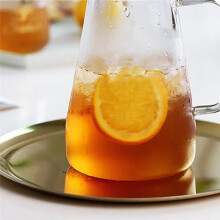 Glass Carafe, Water Carafe with Lid, Heat Resistant Borosilicate Carafe, Shared Hot and Cold Kettle, for Milk,Coffee